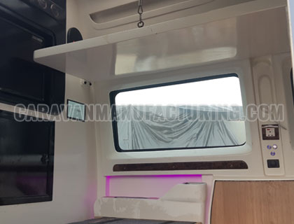 contact for caravan modification services on force traveller manufacturing in delhi